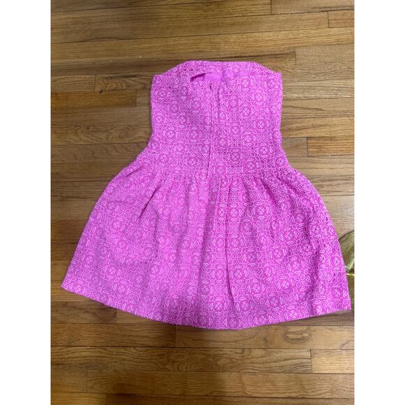 Akela Strapless Fit and Flare Minidress in Orchid by Lily Pullitzer NWT - Picture 4 of 8